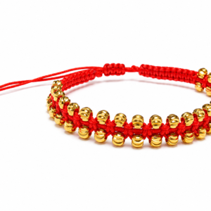 Pulsera Dubai de oro lamiando 18K